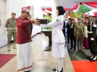 Paskibraka Sulsel Selesaikan Tugas di HUT ke-80 RI, Hujan Tak Redam Semangat