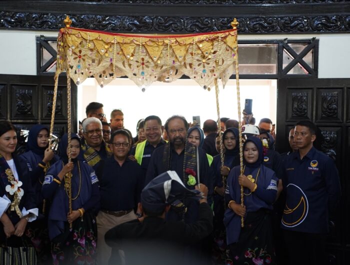 RMS Pimpin Penyambutan Surya Paloh di Makassar, Tunjukkan Kekompakan Kader NasDem