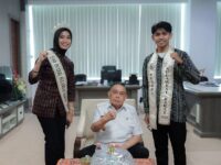 Wakil Gubernur Sulawesi Barat, Salim S Mengga menerima audiensi perwakilan Duta Pariwisata Sulbar, yang akan mewakili provinsi pada Pemilihan Duta Pariwisata Indonesia 2025 di Sumedang, Jawa Barat, 3–7 September 2025, Rabu (13/8/2025