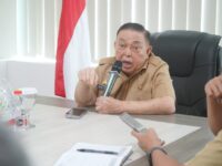 Humas Pemprov, Wakil Gubernur Sulawesi Barat (Sulbar), Salim S Mengga, memimpin rapat persiapan menyambut tim monitoring dan evaluasi (monev) pembangunan Satuan Pelayanan Pemenuhan Gizi (SPPG), Selasa (19/8/2025).