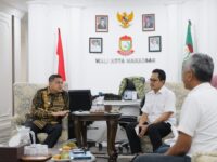 Wali Kota Makassar Munafri Arifuddin memimpin rapat teknis bersama Balai Besar Wilayah Sungai (BBWS) Jeneberang di Balai Kota Makassar, Kamis (21/8/2025).