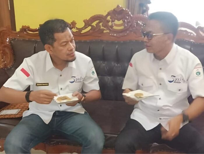 Kadis Koperindag Sulbar, Masriadi Nadi Atjo, dan Bupati Polewali Mandar, Samsul Mahmud, di Rumah Jabatan Bupati, Kamis (21/8/2025).