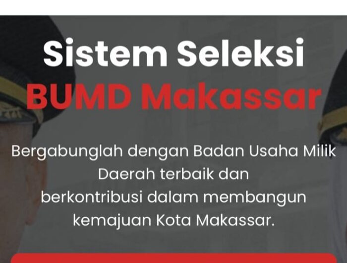 Sumber Foto : Humas Pemkot, Hasil tangkapan layar laman sistem seleksi BUMD Makassar. Kamis (28/8/2025).