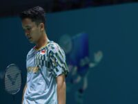Anthony Ginting berjumpa Toma Junior Popov di babak pertama Kejuaraan Dunia 2025. (Arsip PBSI)