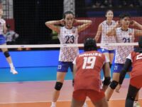Duel Timnas Voli Putri Indonesia U21 lawan Vietnam U21 di FIVB Putri U21 2025, Kamis (07/08/2025). (c) Mitchell Soeharsono