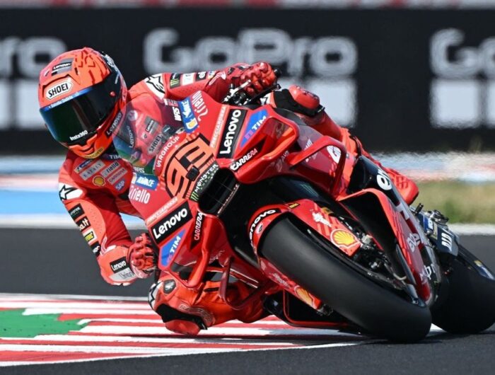 Sumber Foto : Okezone, Marc Marquez meraih kemenangan di MotoGP Hungaria 2025 di Sirkuit Balaton Park, Minggu (24/8/2025)