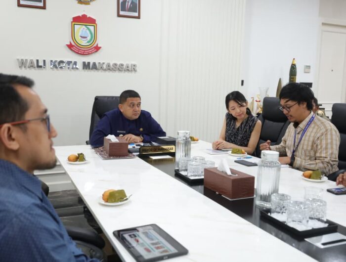Sumber Foto : Humas Pemkot/Wali Kota Makassar, Munafri Arifuddin, saat menerima audiensi perwakilan PT Oriental Consultants Indonesia (OCI) dan Oriental Consultant’s Global Co., Ltd (OCG) di Balai Kota Makassar, Jumat (12/9/2025).